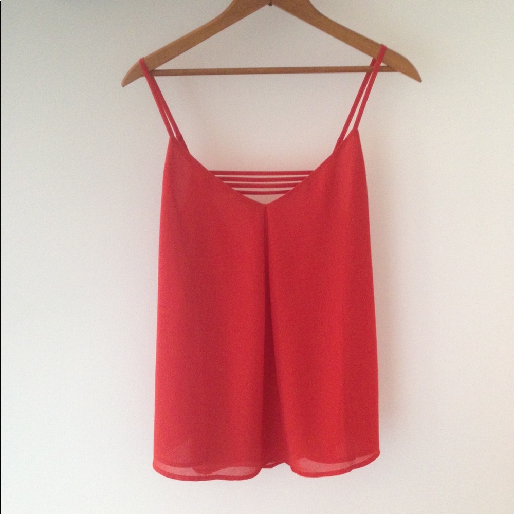 Flowy Burnt Orange Tank size M